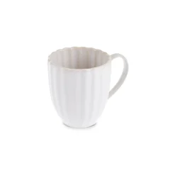 Karaca New Daisy Stoneware Mug, 410ml, White