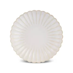 Karaca New Daisy Stoneware Pasta Bowl, 22,5cm, White