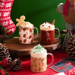 Karaca New Year Christmas Ginger Mug, 410ml, Multi