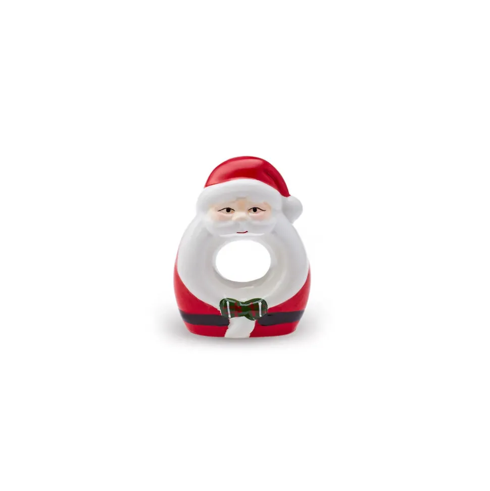 Karaca New Year Christmas Napkin Ring, 9.3cmx5cmx11.5cm, Multi