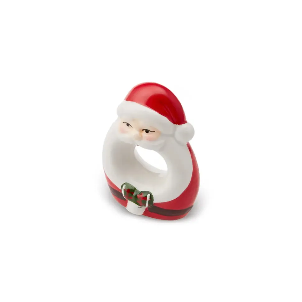 Karaca New Year Christmas Napkin Ring, 9.3cmx5cmx11.5cm, Multi