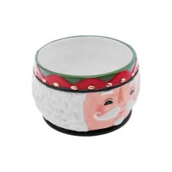 Karaca New Year Christmas Nutcracker Dipping Dish, 19cm, White Multi