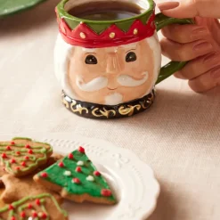 Karaca New Year Christmas Nutcracker Mug, 13cm, Multi