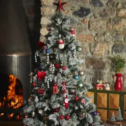 Karaca New Year Christmas Pine Unlit Christmas Tree, 210cm, Green