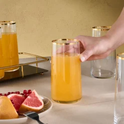 Karaca Orlando 6-Piece Highball Glass Set, 520ml, Multi