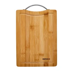 Karaca Owen Bamboo Rectangle Chopping Board, Small, Wood
