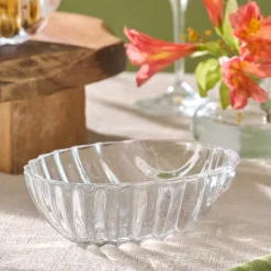 Karaca Oyster 6-Piece Serveware Set, Transparent