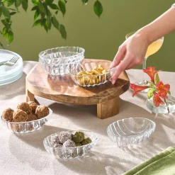 Karaca Oyster 6-Piece Serveware Set, Transparent