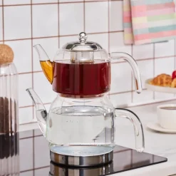 Karaca Panora Family-Size Glass Teapot