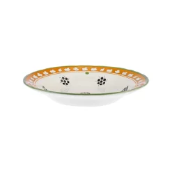 Karaca Paye Seljuk Collection Porcelain Pasta Bowl, 23cm, Yellow Multi