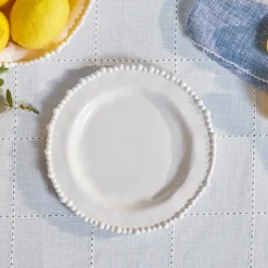 Karaca Perla Melamine Dessert/Side Plate, 23cm, White