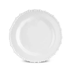 Karaca Perla Melamine Dessert/Side Plate, 23cm, White
