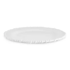 Karaca Perla Melamine Dinner Plate, 28cm, White
