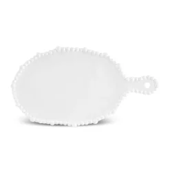Karaca Perla Melamine Serving Platter , 28cm, White