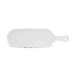 Karaca Perla Melamine Serving Platter, 43cm, White