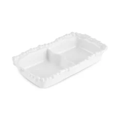 Karaca Perla Melamine Snack Bowl, 23cm, White