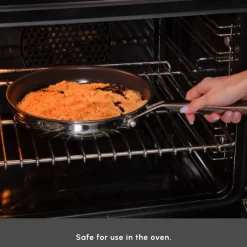 Karaca Plasma Steel 3Ply Non-Stick Sauce Pan, 18cm, Silver