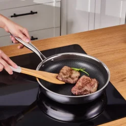Karaca 3Ply Stainless Steel Guardian 7-Piece Non-Stick Induction Cookware Set, Silver