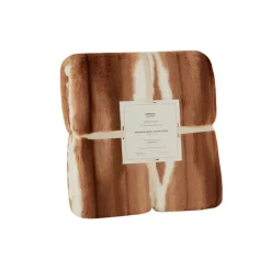 Karaca Rabbit Sherpa Blanket, 150x200cm, Single, Brown