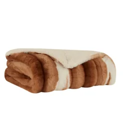 Karaca Rabbit Sherpa Blanket, 150x200cm, Single, Brown