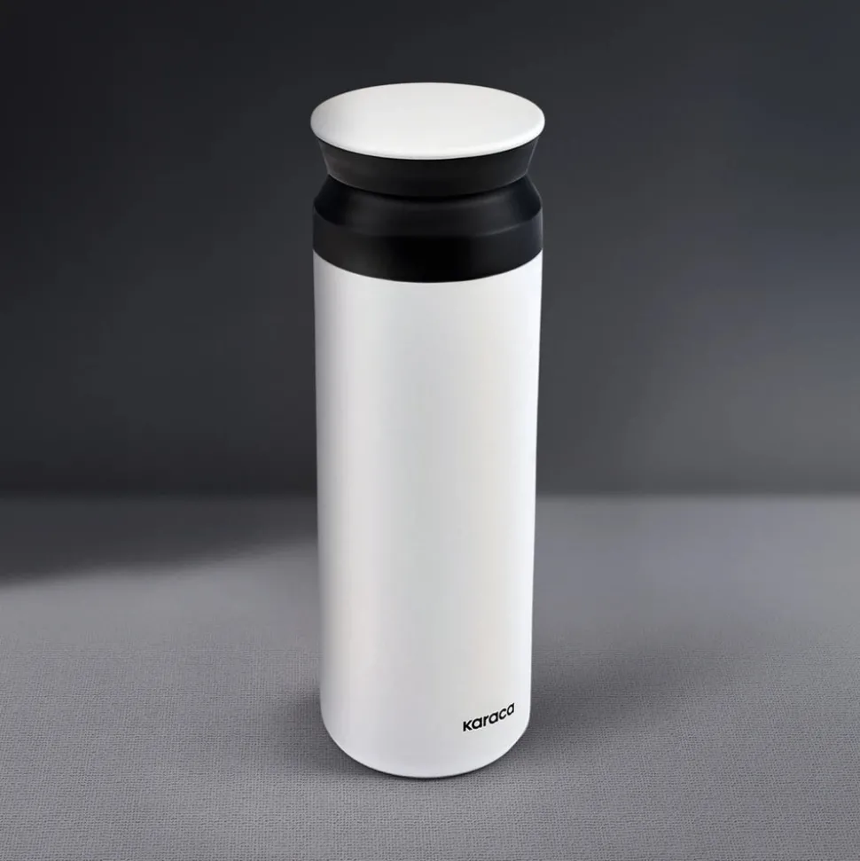 Karaca Rainbow Leak-Proof Stainless Steel Flask, 500ml, Cream
