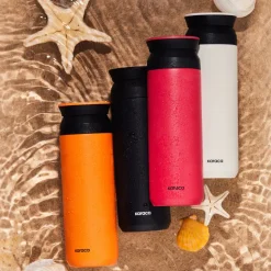 Karaca Rainbow Leak-Proof Stainless Steel Flask, 500ml, Cream