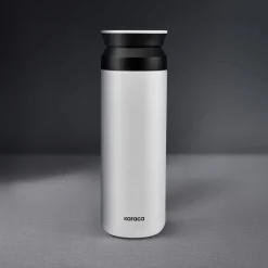 Karaca Rainbow Leak-Proof Stainless Steel Flask, 350ml, Cream