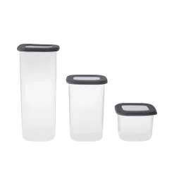 Karaca Rise 9-Piece Storage Container, Anthratice