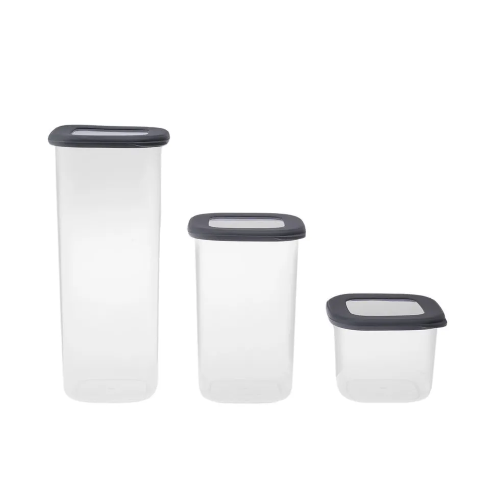 Karaca Rise 9-Piece Storage Container, Anthratice