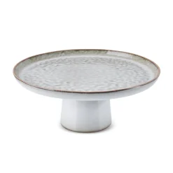Karaca Rixton Ceramic Cake Stand, 30,5cm, Beige