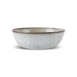 Karaca Rixton Ceramic Salad Bowl, 22cm, Beige