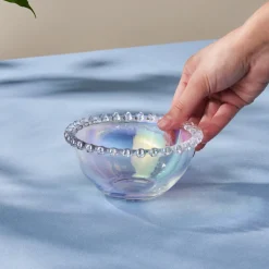 Karaca Rory Glass CerealSoup Bowl, 13cm, Transparent