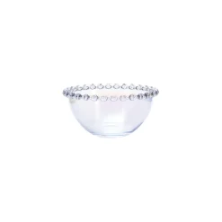 Karaca Rory Glass CerealSoup Bowl, 13cm, Transparent