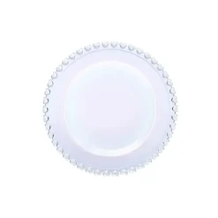 Karaca Rory Glass Side Plate, 19cm, Transparent