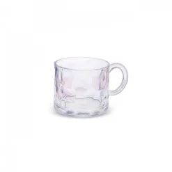 Karaca Ruby Glass Luster Mug, 300ml, Transparent