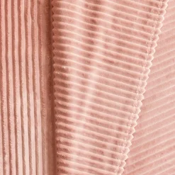 Karaca Ruby Stripe Wellsoft Blanket, Single, Pink