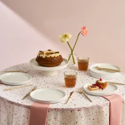 Karaca Salvare 7-Piece Bone China Serveware Set for 6 People, White