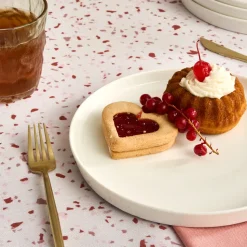 Karaca Salvare 7-Piece Bone China Serveware Set for 6 People, White