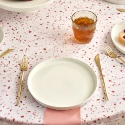 Karaca Salvare 7-Piece Bone China Serveware Set for 6 People, White