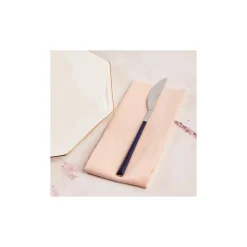 Karaca Salzburg Stainless Steel Table Knife, 22.5cm, Indigo Silver