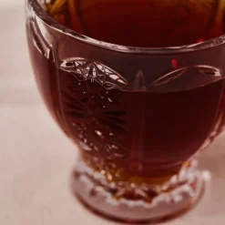 Karaca Seda 6-Piece Glass Tea Cup Set, 180ml, Transparent