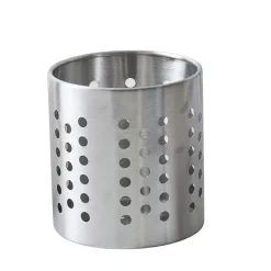 Karaca Stainless Steel Utensil Holder, 12cmx13cm Silver