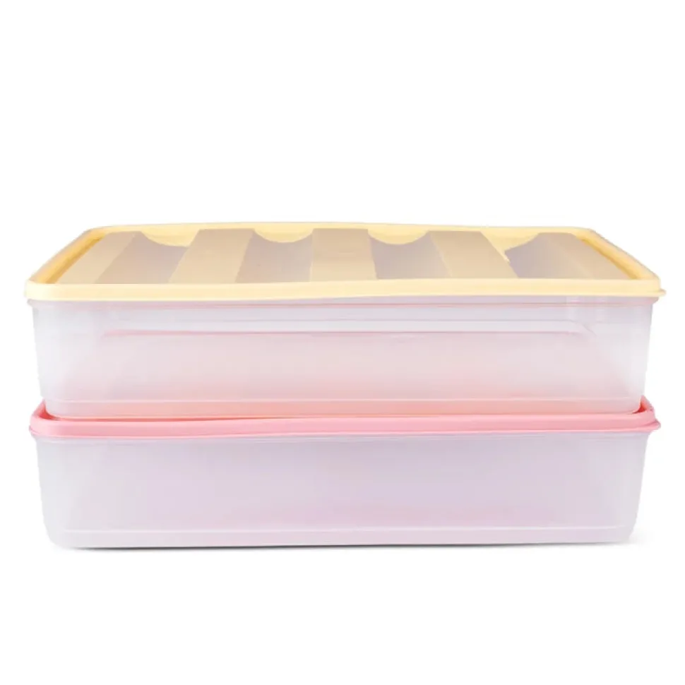 Karaca Stella 6-Piece Freezer Storage Container, 3,5L - 1,65L, Multi