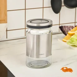 Karaca Stellum Storage Jar, 750ml, Inox