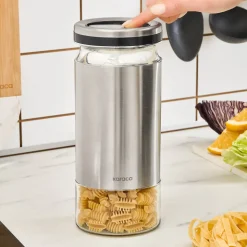 Karaca Stellum Storage Jar, 1210ml, Inox