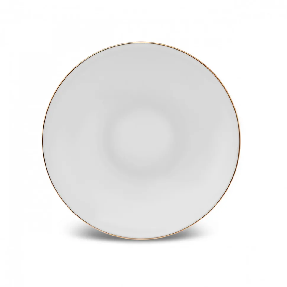 Karaca Stream Bone China Belinda 24-Piece Dinner Set for 6 People, Gold