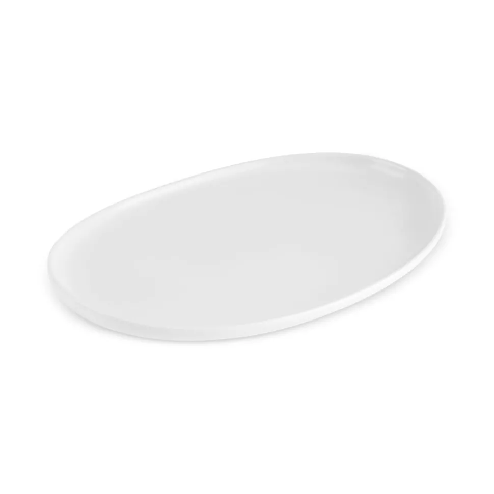 Karaca Stream Bone China Hole 34-Piece Serveware Set for 6 People, White