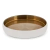 Karaca Streamline Sunrise Decorative Tray, 36cm, White