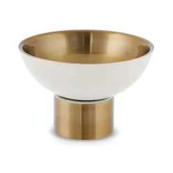 Karaca Streamline Sunrise Decorative Bowl, 27cm, White