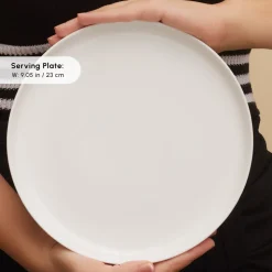 Karaca Stream Pure Favaro 38-Piece Serveware Set for 6 People, White